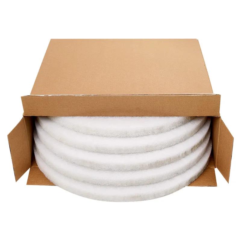 Victoria Bay Polishing Pad 17 IN White 5/Case