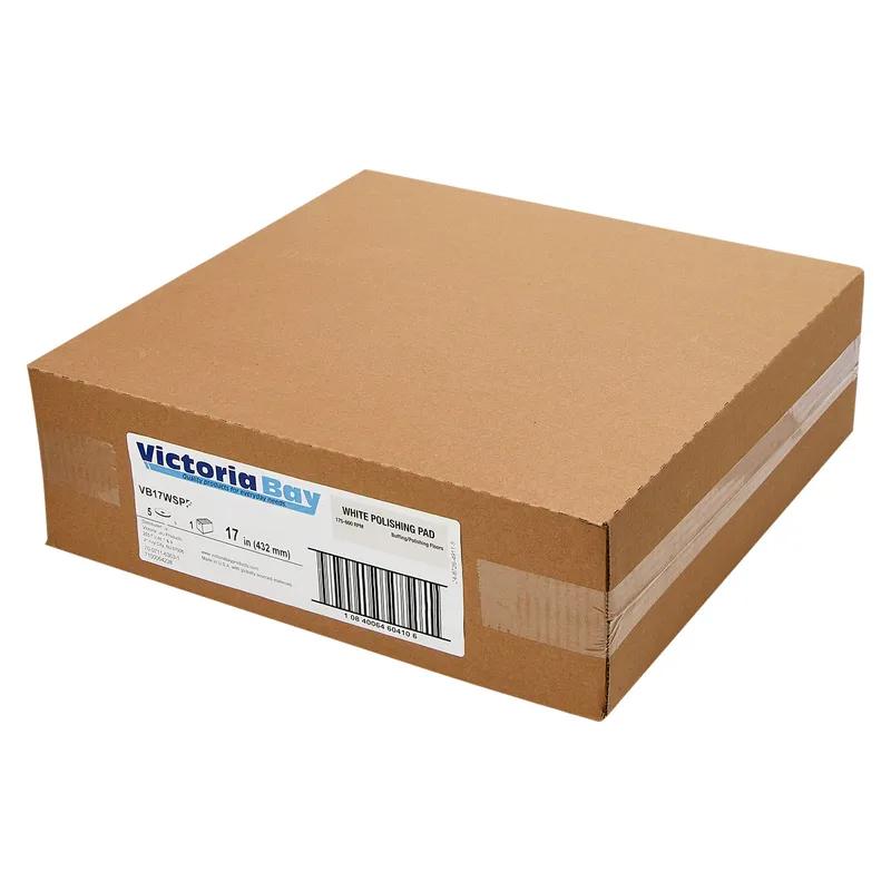 Victoria Bay Polishing Pad 17 IN White 5/Case