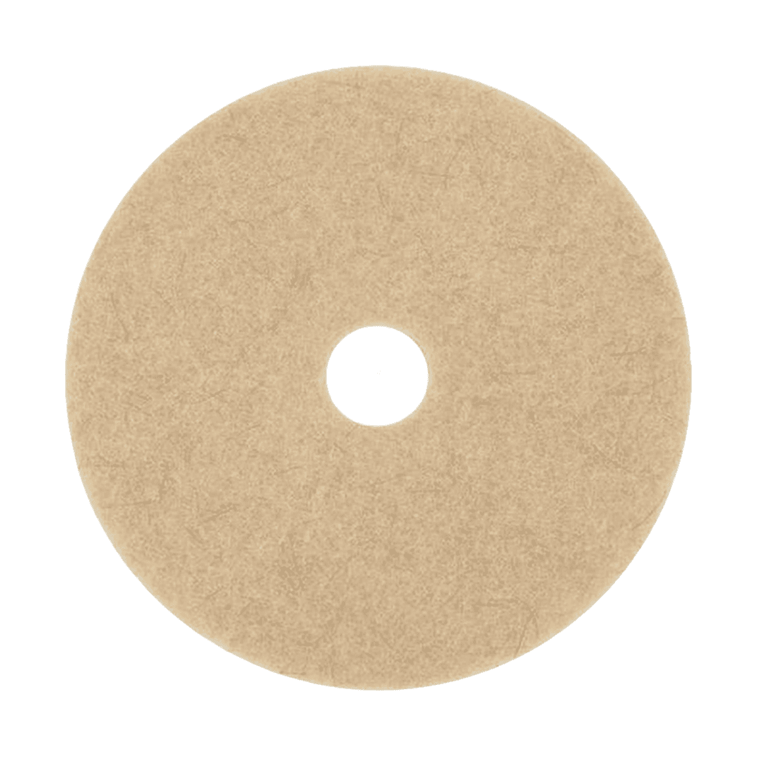 Victoria Bay Burnishing Pad 19 IN Beige Natural Fiber 5/Case