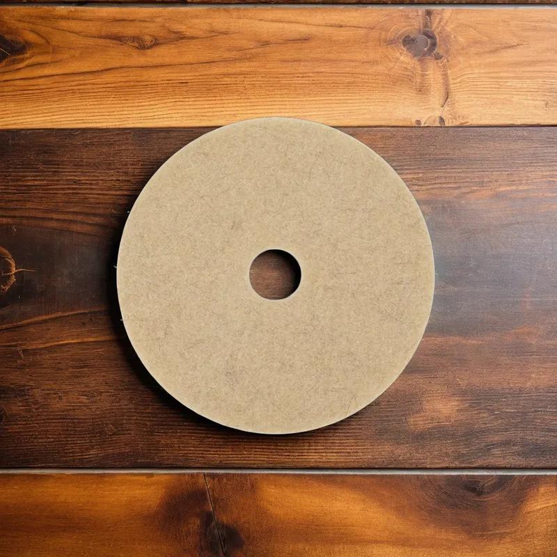 Victoria Bay Burnishing Pad 19 IN Beige Natural Fiber 5/Case