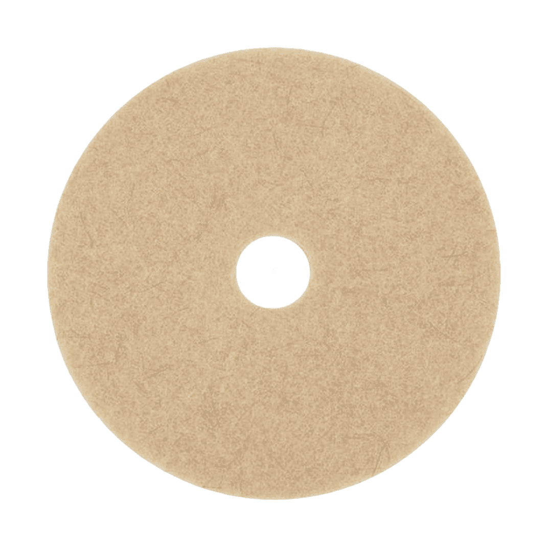 Victoria Bay Burnishing Pad 20 IN Beige Natural Fiber 5/Case