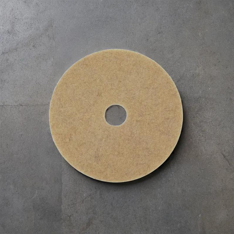 Victoria Bay Burnishing Pad 20 IN Beige Natural Fiber 5/Case