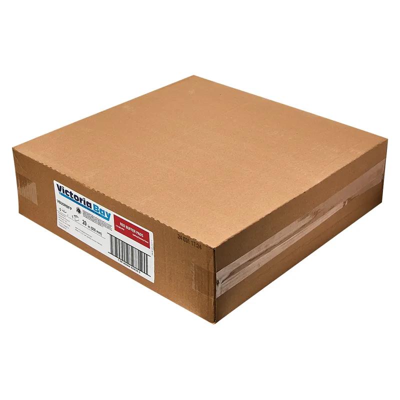 Victoria Bay Buffing Pad 20 IN Red 5/Case