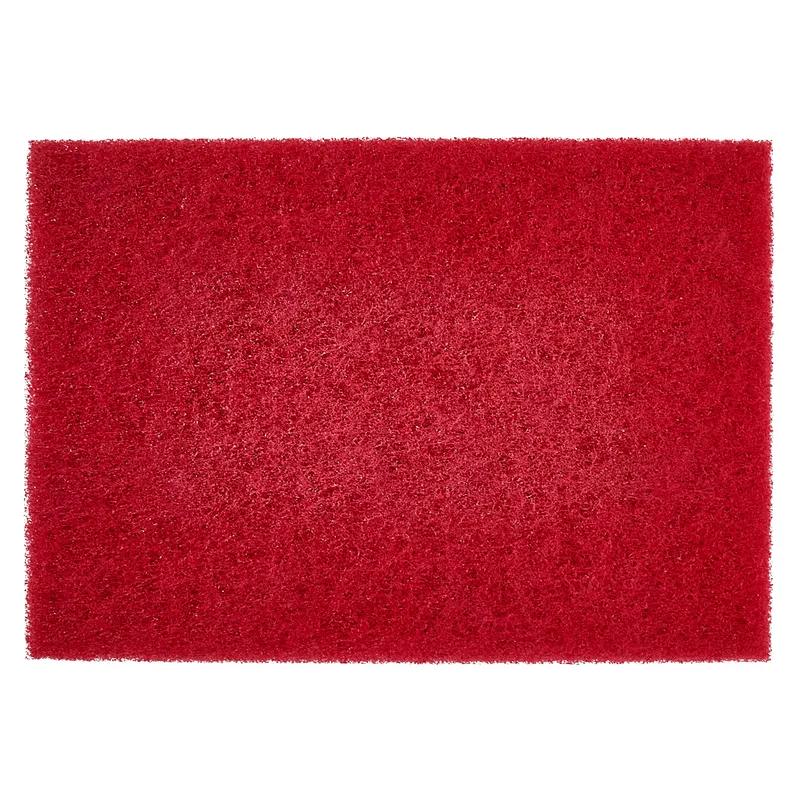 Victoria Bay Buffing Pad 20X14 IN Red 10/Case
