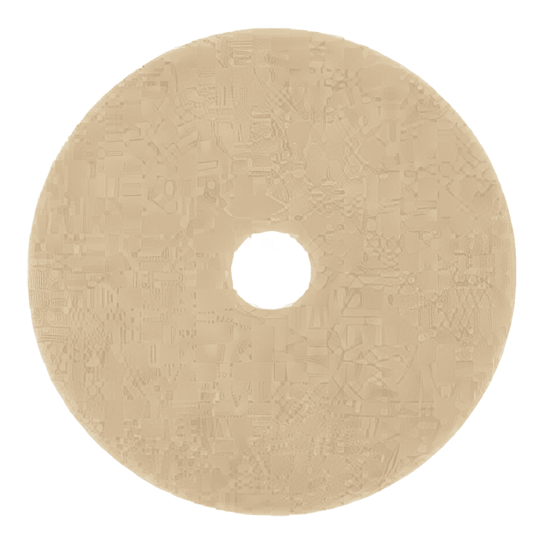 Victoria Bay Burnishing Pad 21 IN Beige Natural Fiber 5/Case