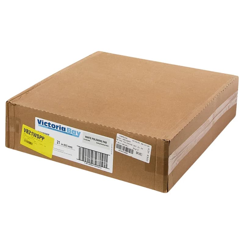 Victoria Bay Polishing Pad 21 IN White 5/Case