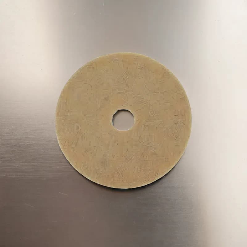 Victoria Bay Burnishing Pad 24 IN Beige Natural Fiber 5/Case