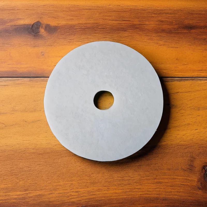 Victoria Bay Burnishing Pad 24 IN White 5/Case