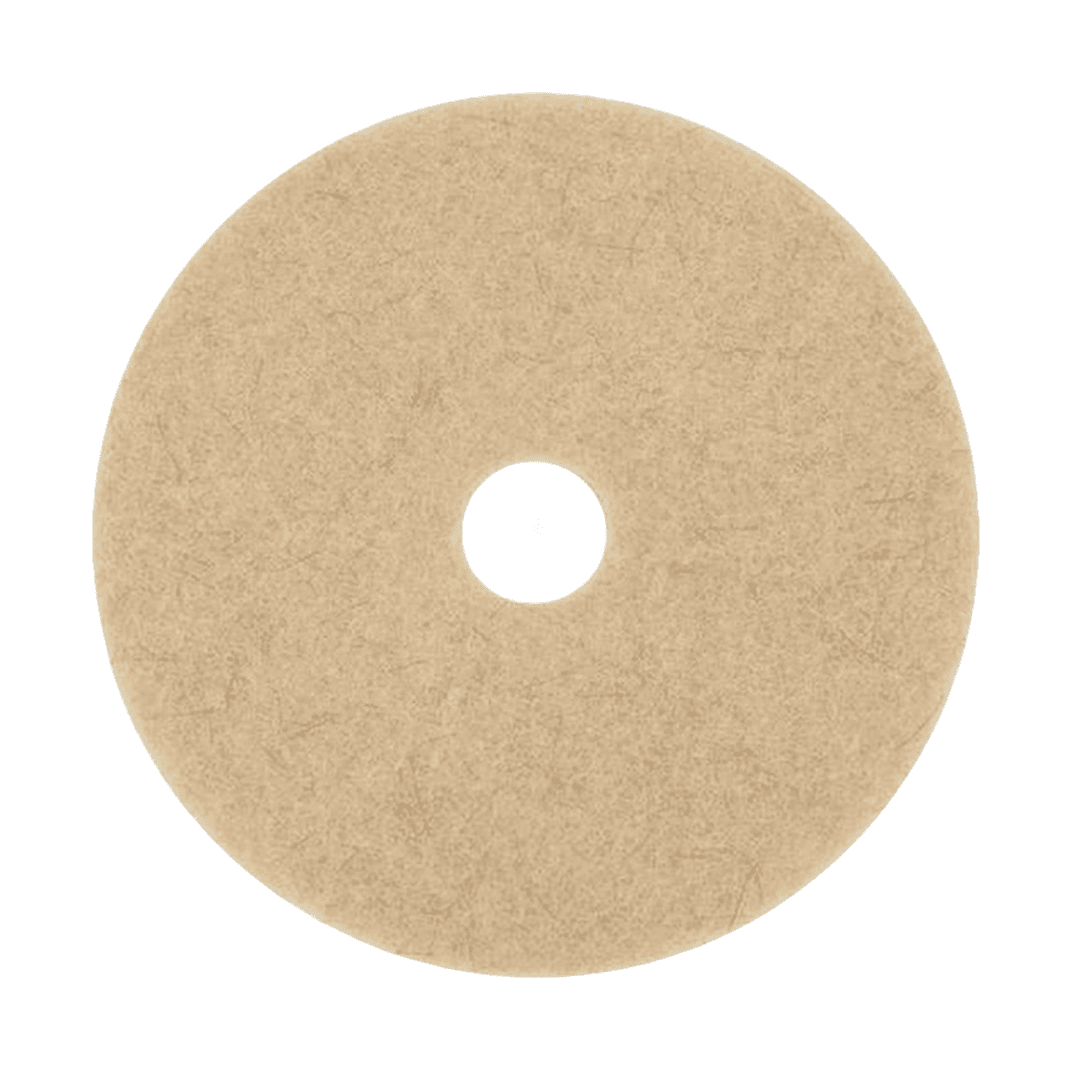 Victoria Bay Burnishing Pad 27 IN Beige Natural Fiber 5/Case