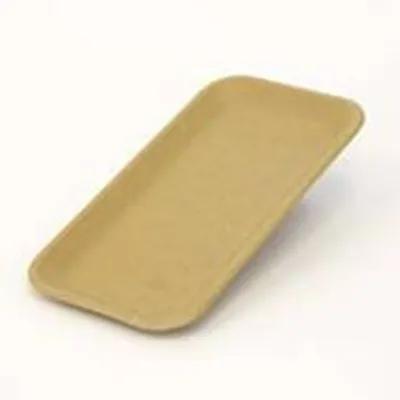 Serving Tray 4.5X8.3X0.6 IN Fiber Brown Rectangle 500/Case