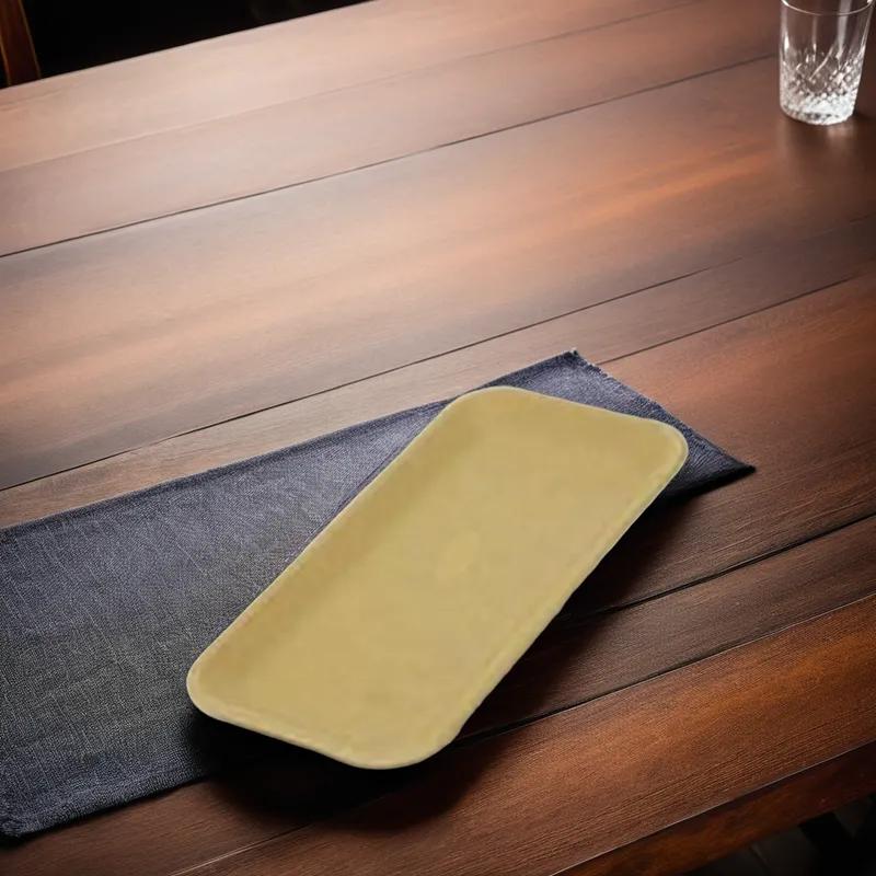 Serving Tray 4.5X8.3X0.6 IN Fiber Brown Rectangle 500/Case