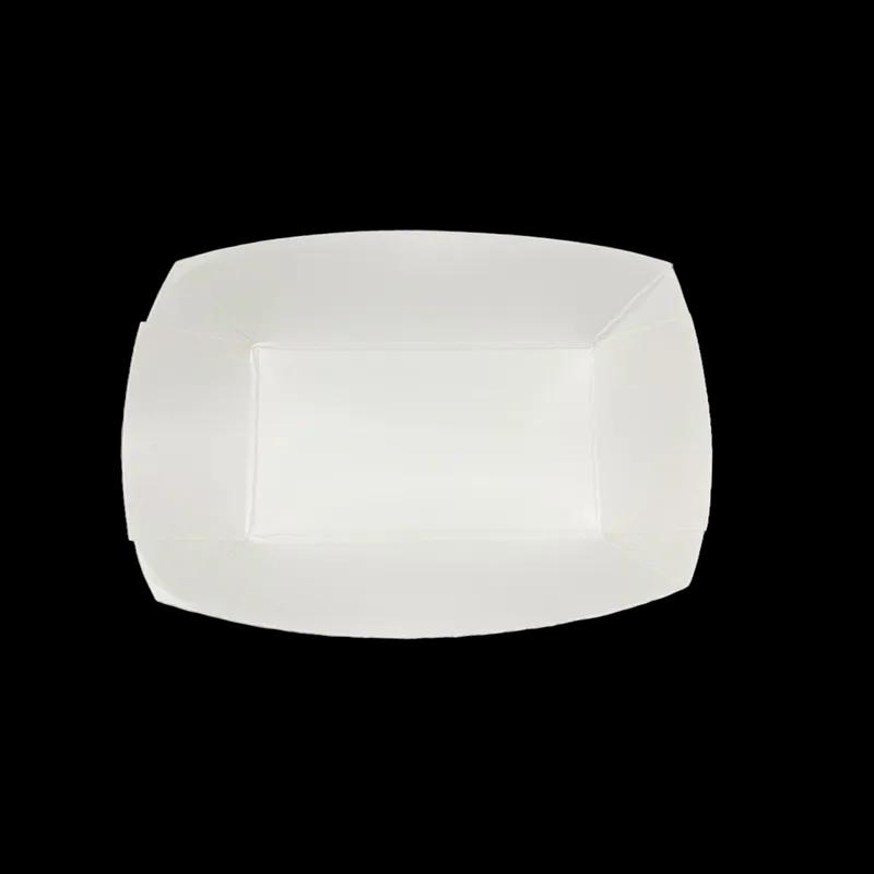 Food Tray 1 LB Paper Red White 1000/Case