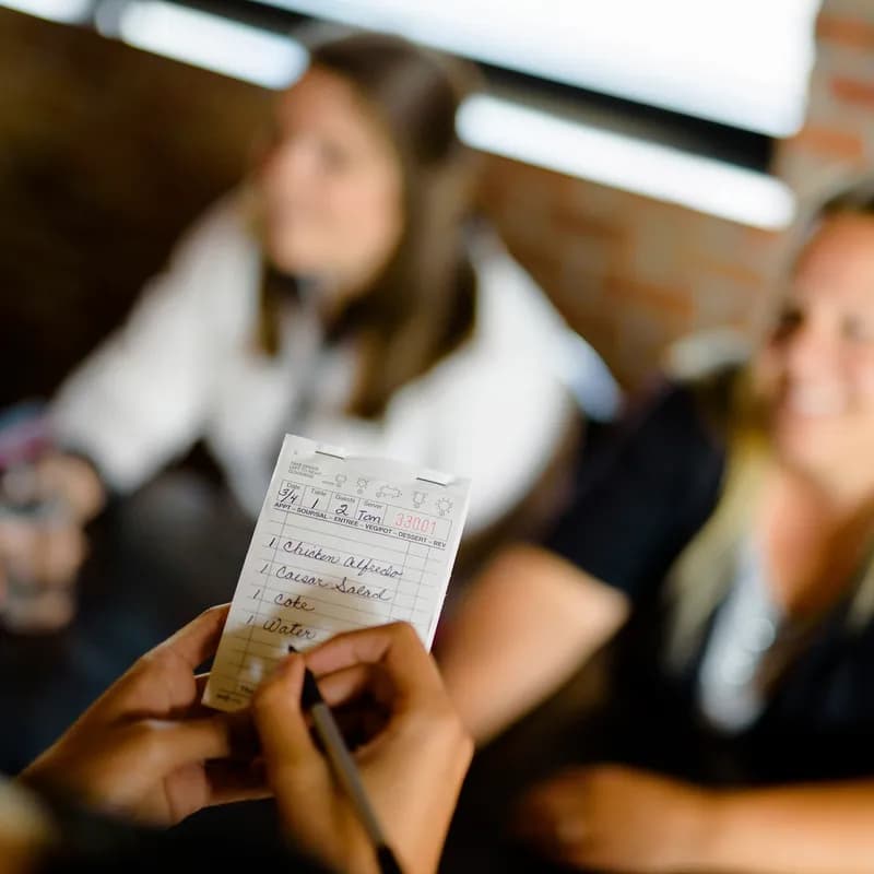 Guest Check 3.5X5.75 IN White 1-Part Small Single Copy Paper 100 Sheets/Pack 100 Packs/Case 10000 Count/Case