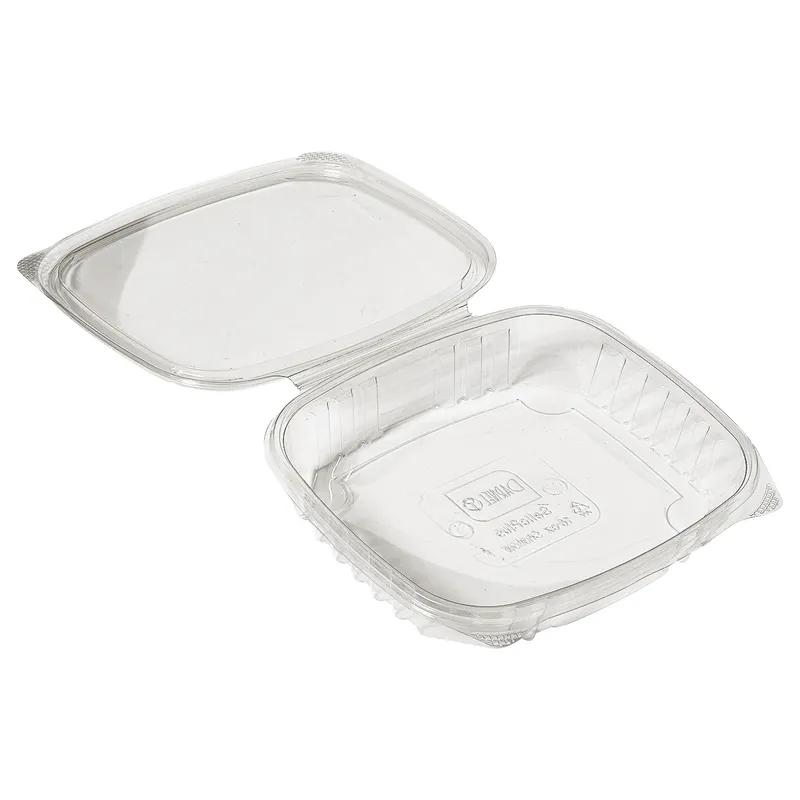 Deli Container Hinged 16 OZ PET Clear Shallow 200/Case