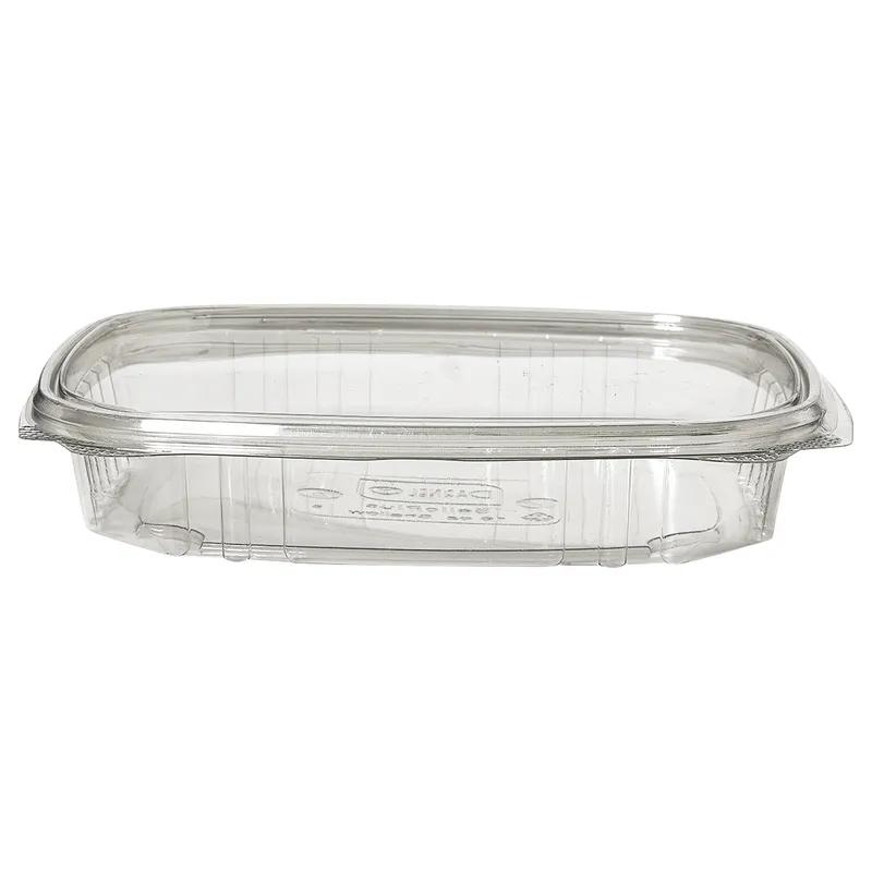 Deli Container Hinged 16 OZ PET Clear Shallow 200/Case