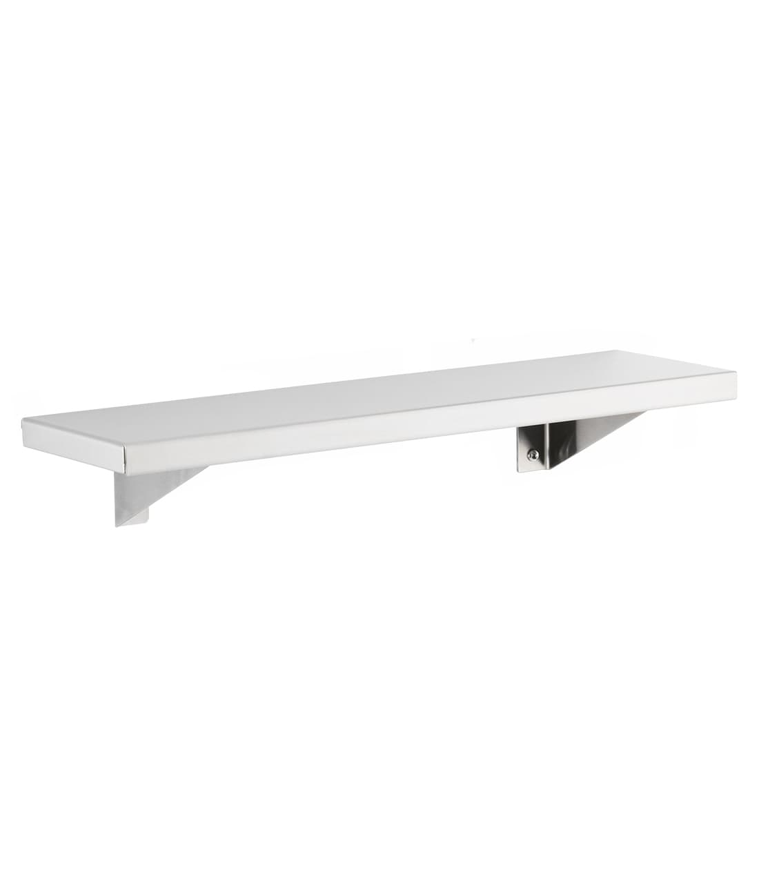 Utility Shelf 18X5 IN Stainless Steel Surface Mounted Satin 1/Each
