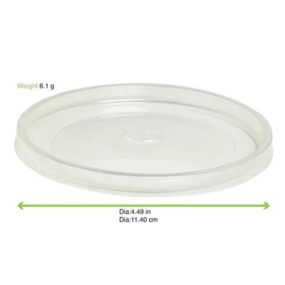 Lid 4.49 IN PP Clear For Soup Bowl Microwave Safe Freezer Safe 50 Count/Pack 10 Packs/Case 500 Count/Case