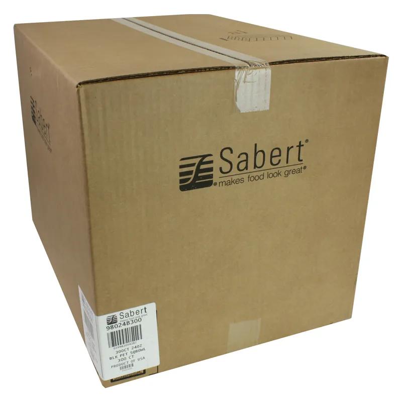 Catering Bowl 24 OZ PET Black Square 300/Case