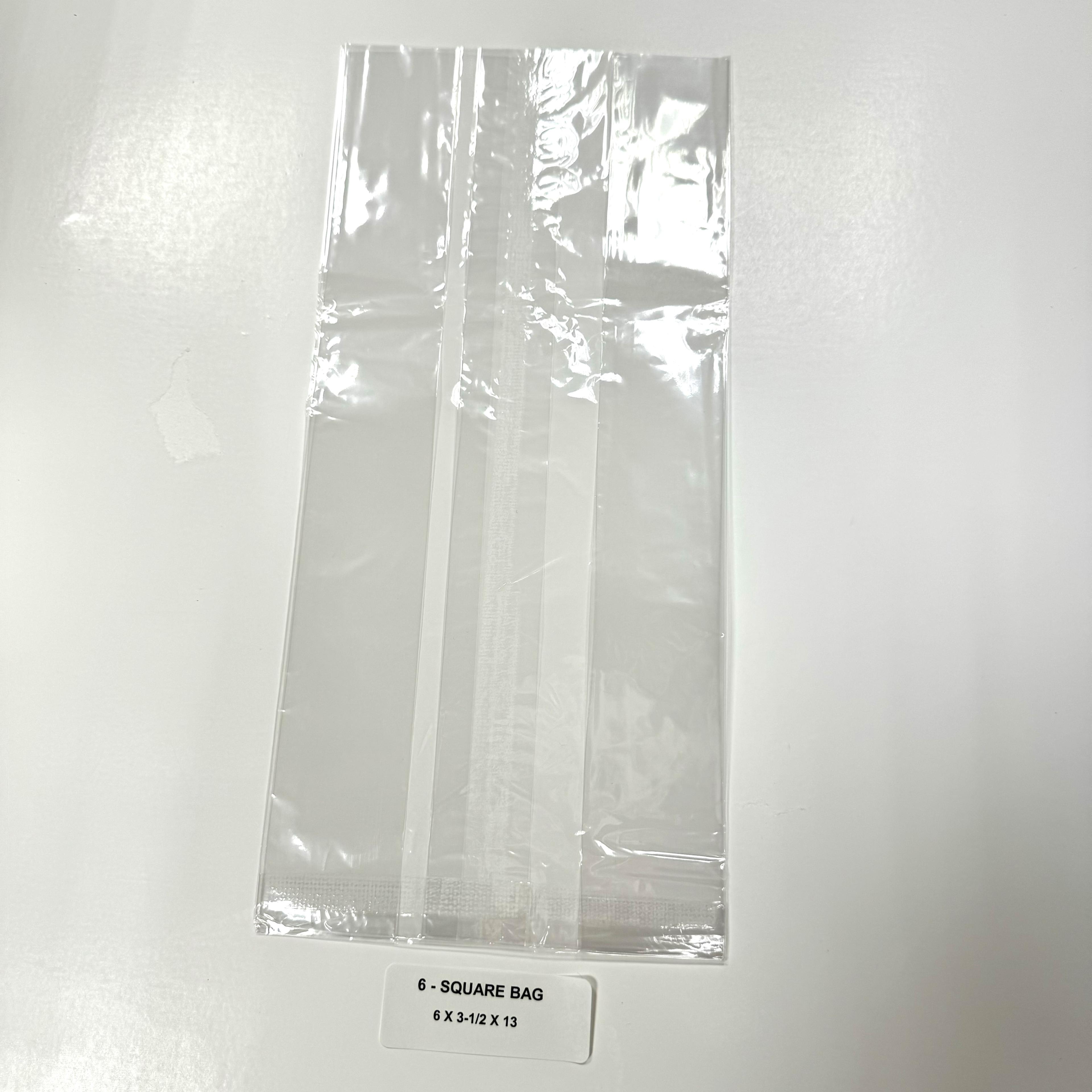 Bag 6X3.5X13 IN 6 LB Cellophane Square 1000/Case