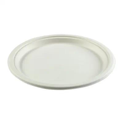 Plate 10 IN Molded Fiber White Round 500/Case