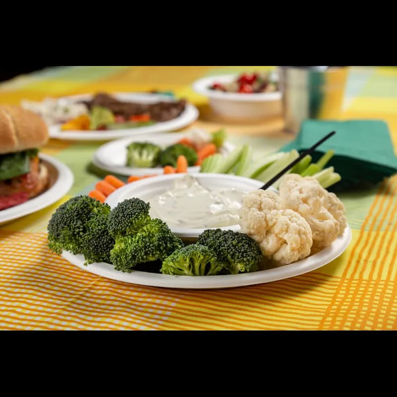 PrimeWare® Plate 10 IN Molded Fiber White Round 500/Case