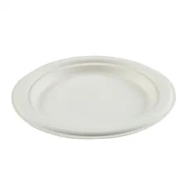 Plate 7 IN Molded Fiber White Round Microwave Safe Freezer Safe 125 Count/Pack 8 Packs/Case 1000 Count/Case