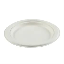 PrimeWare® Plate 7 IN Molded Fiber White Round Microwave Safe Freezer Safe 125 Count/Pack 8 Packs/Case 1000 Count/Case