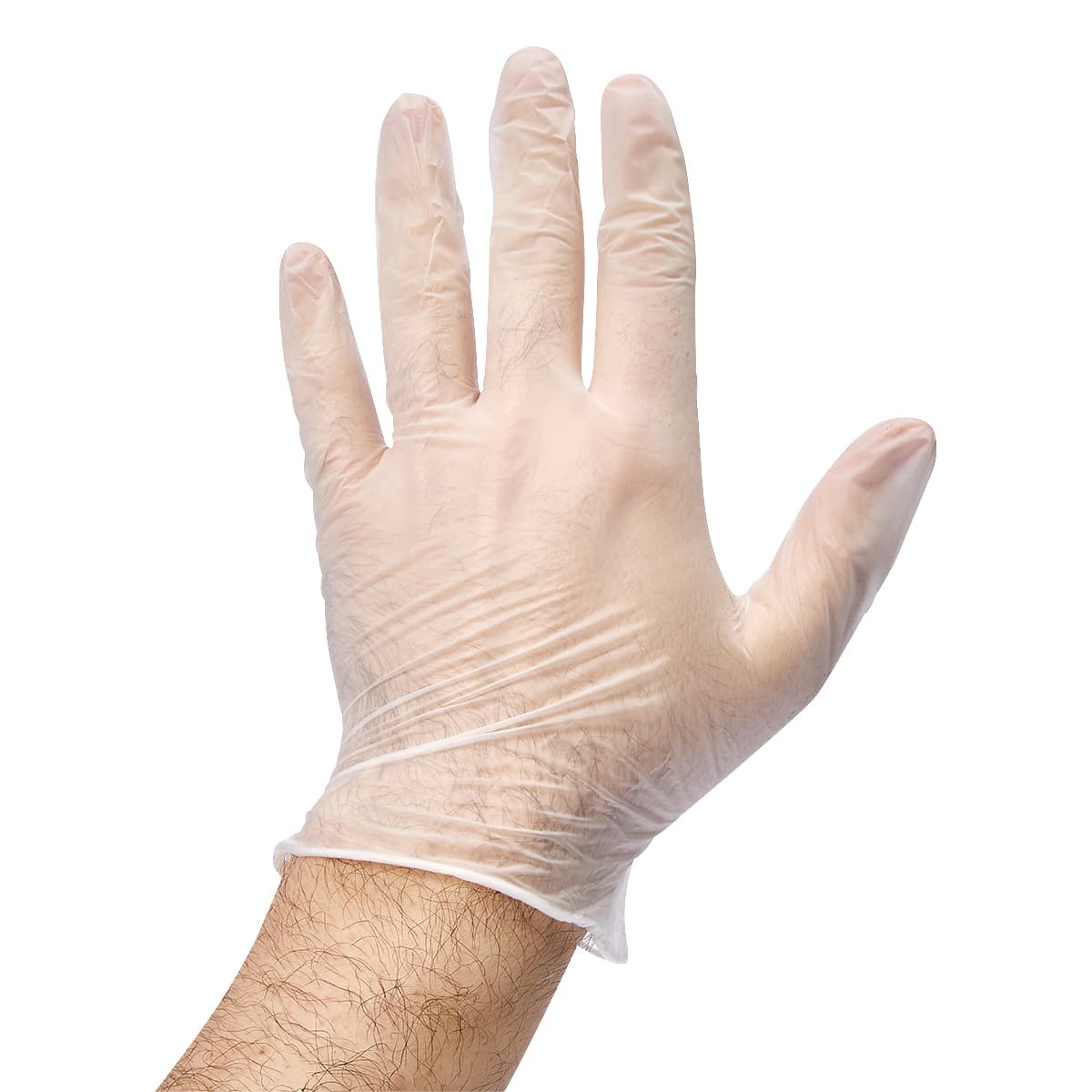 Victoria Bay Gloves XL Clear Vinyl Disposable Powder-Free 100 Count/Pack 10 Packs/Case 1000 Count/Case
