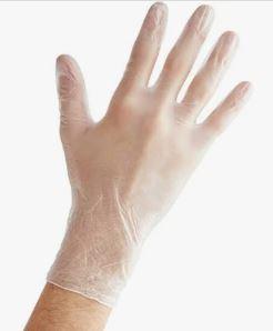 Victoria Bay Gloves XL Clear Vinyl Disposable Powdered 100 Count/Pack 10 Packs/Case 1000 Count/Case