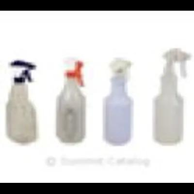 Glass Cleaner Spray Bottle & Trigger Sprayer 33.8 FLOZ Plastic Clear White 4/Pack