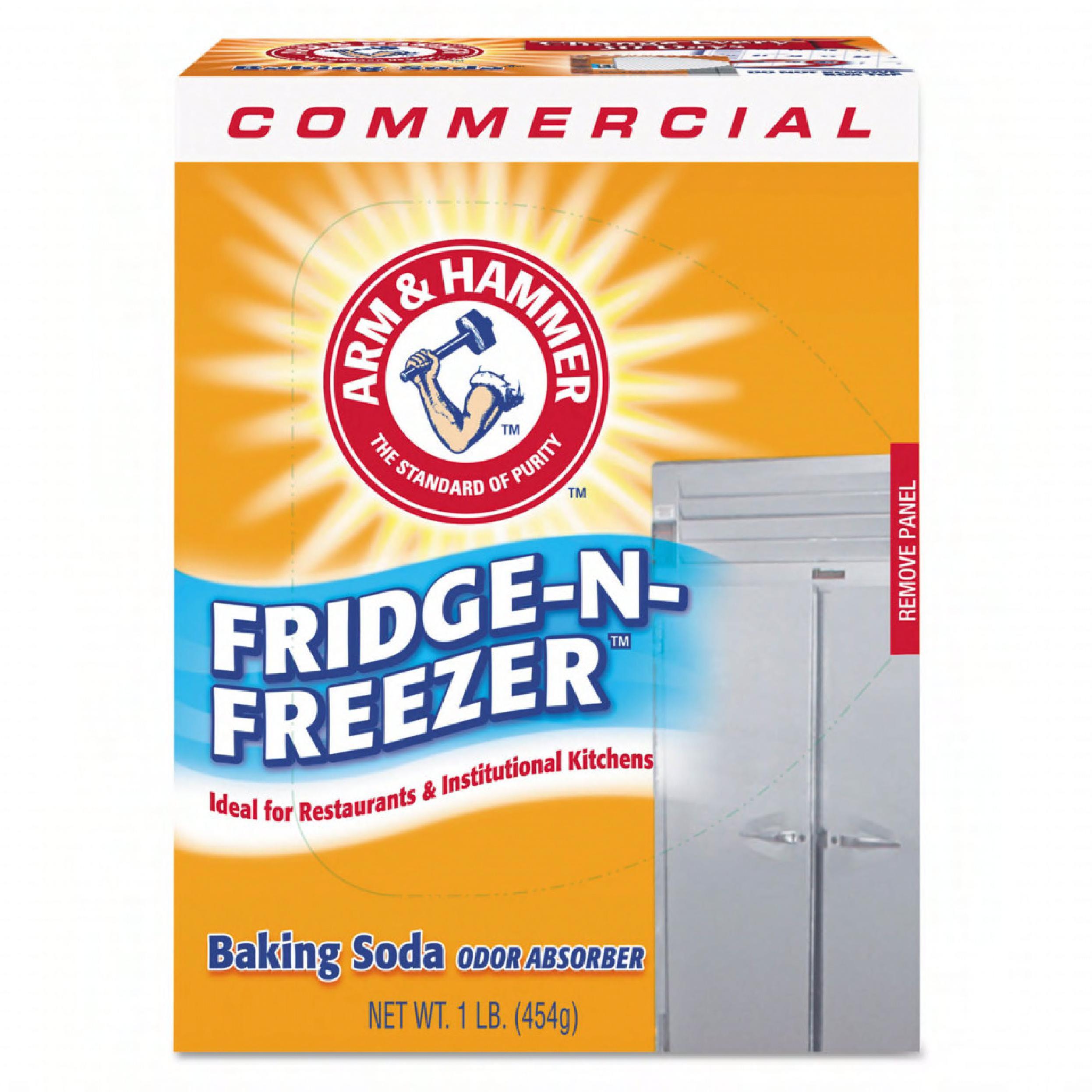Arm & Hammer Unscented Fridge & Freezer Cleaner 1 LB Powder Baking Soda 12/Case