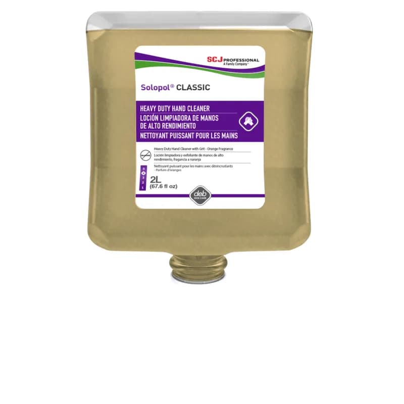 Solopol Classic Hand Cleaner Liquid 2 L Cartridge Heavy Duty 4/Case