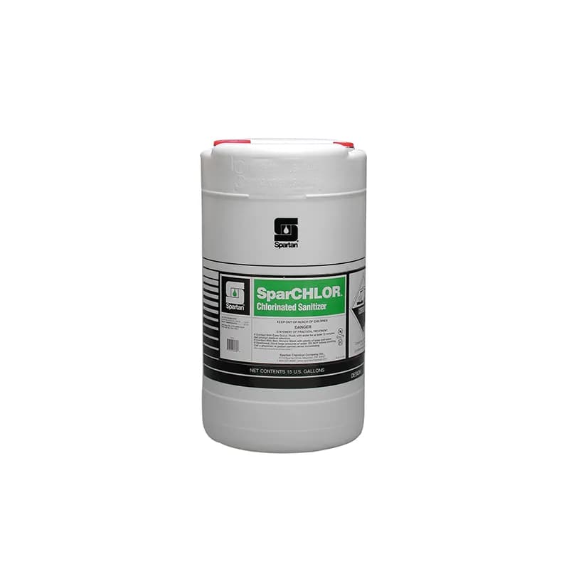 SparCHLOR® Sanitizer 15 GAL Alkaline Chlorinated 1/Pail