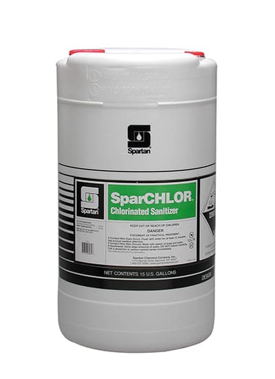 SparCHLOR® Sanitizer 15 GAL Alkaline Chlorinated 1/Pail