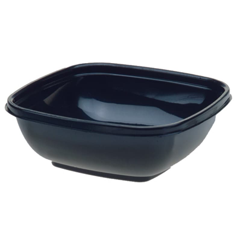 Catering Bowl 32 OZ PET Black Square 300/Case