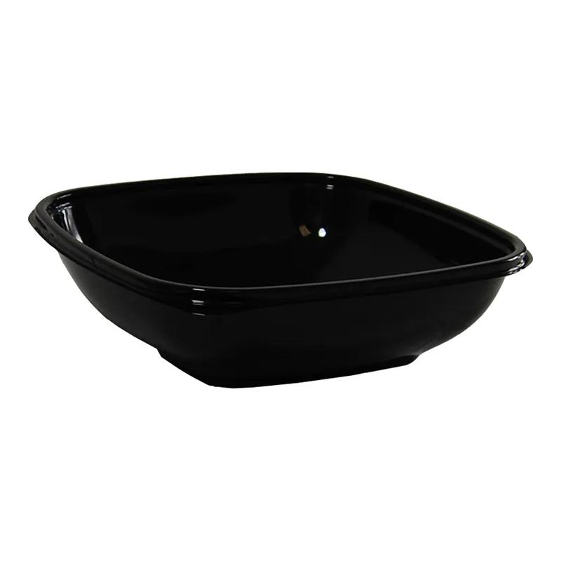 Catering Bowl 32 OZ PET Black Square 300/Case