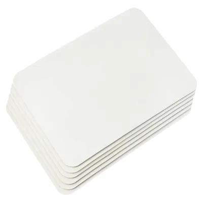 Cake Pad 1/4 Size Coated Paper White Rectangle 100/Case