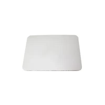 Cake Pad 1/2 Size Coated Paper White Rectangle 50/Case