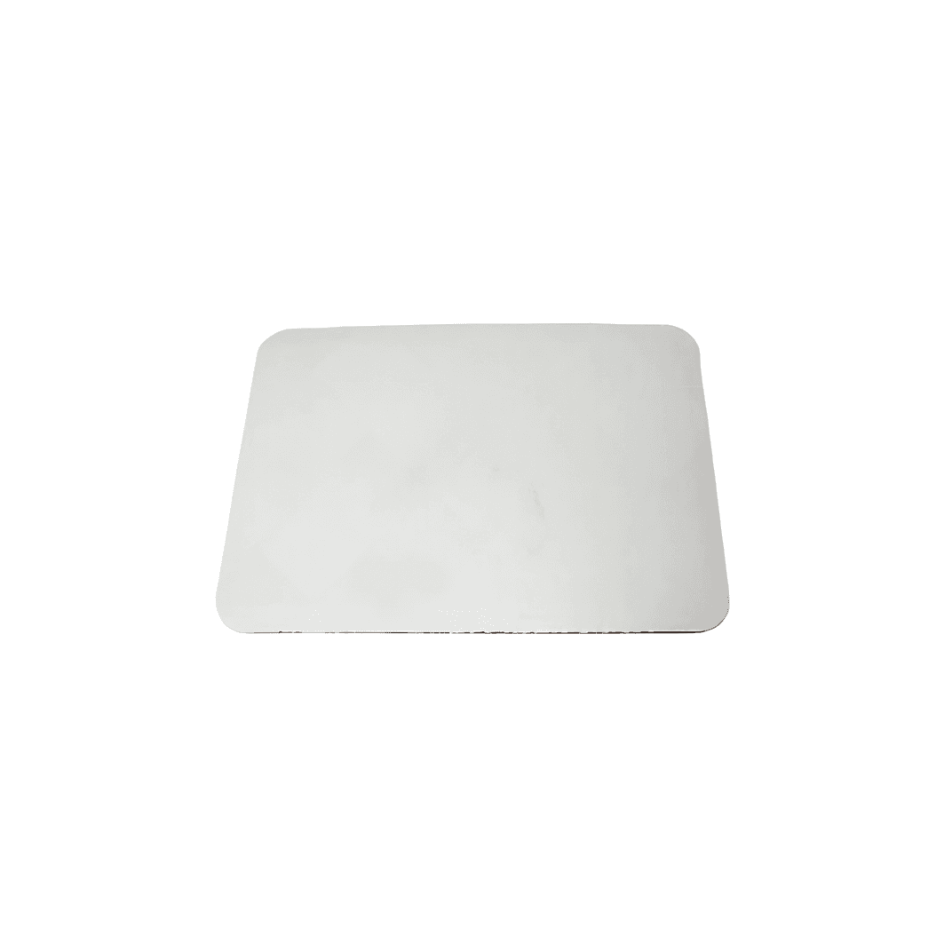 Cake Pad 1/2 Size Coated Paper White Rectangle 50/Case