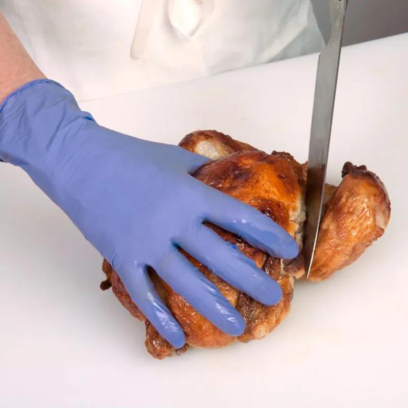 Gloves XL Blue 2MIL Light Weight Nitrile Rubber Disposable Powder-Free 1000/Case