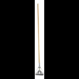 Easy-Change Wet Mop Mop Handle 60 IN Natural Gray Wood 1/Each