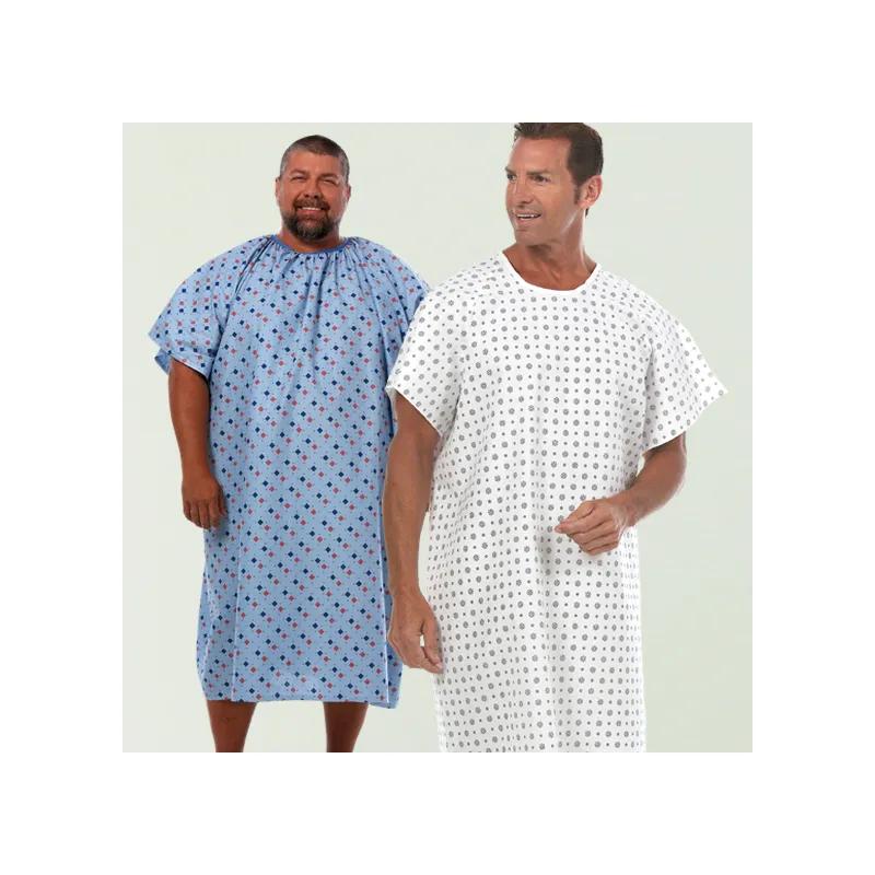 Patient Gown Heavy Cotton Twill Print 1/Dozen