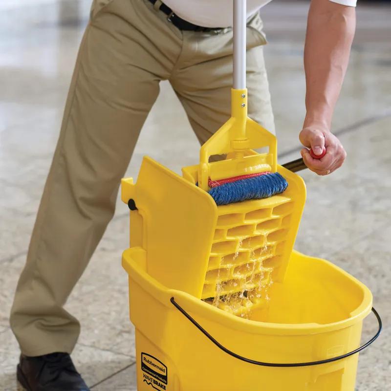 WaveBrake® Mop Wringer Plastic Yellow Side Press 1/Each