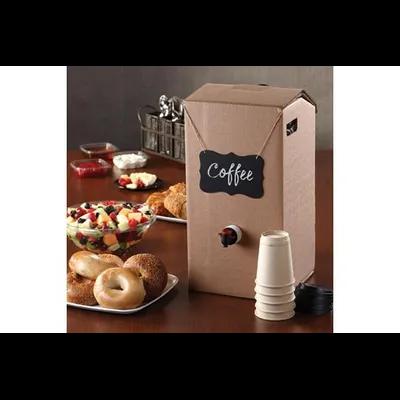 Coffee Hot Beverage Box 384 OZ 35.38X15.38X19.13 IN Corrugated Paperboard Kraft 10/Case