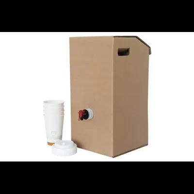 Coffee Hot Beverage Box 384 OZ 35.38X15.38X19.13 IN Corrugated Paperboard Kraft 10/Case