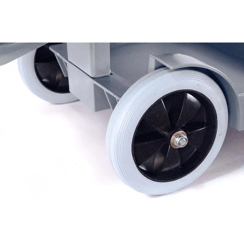 Janitorial Cleaning Cart 49X39 IN Gray PE Long Platform 1/Each