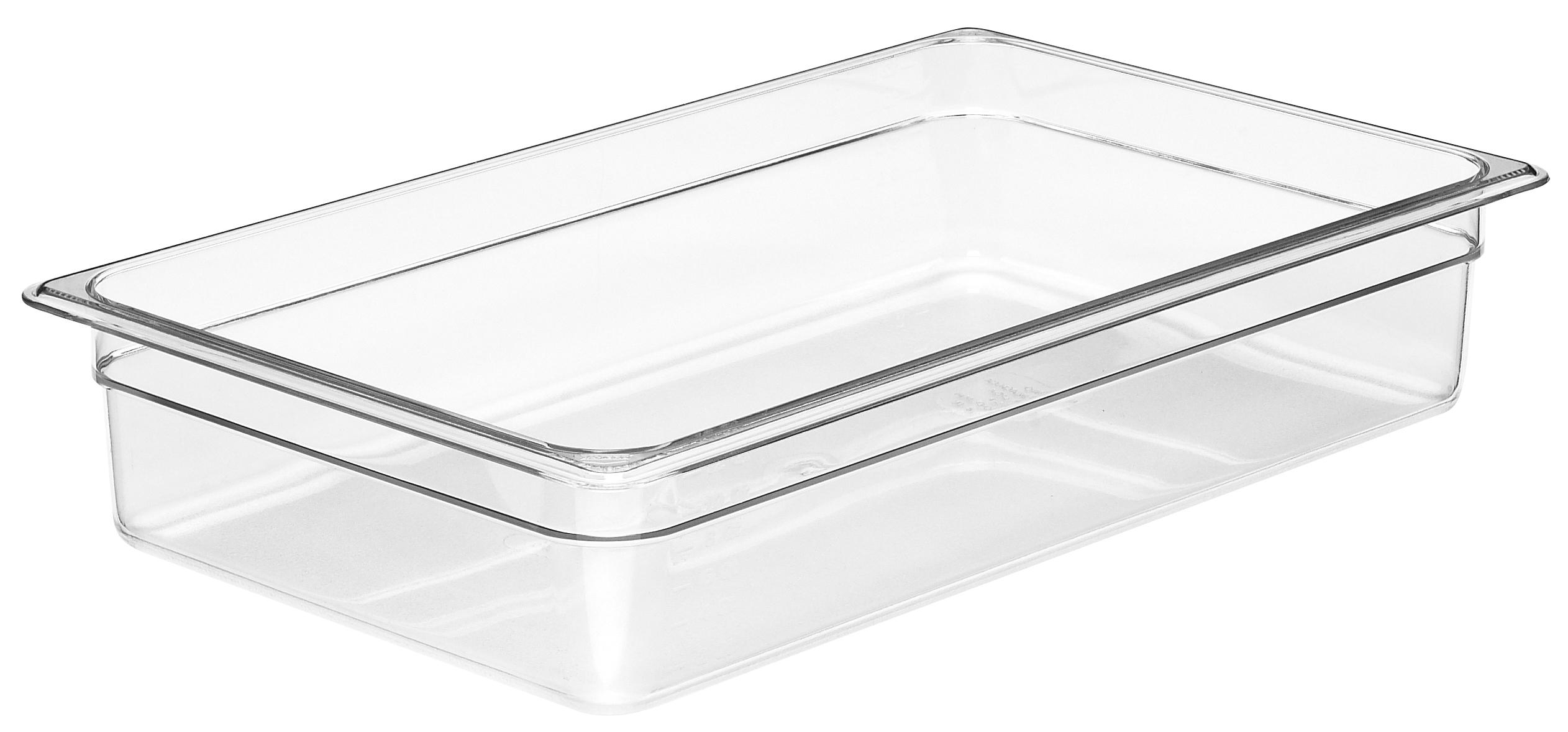 Camwear® Food Pan Full Size 4 IN 13.7 QT Clear 1/Each