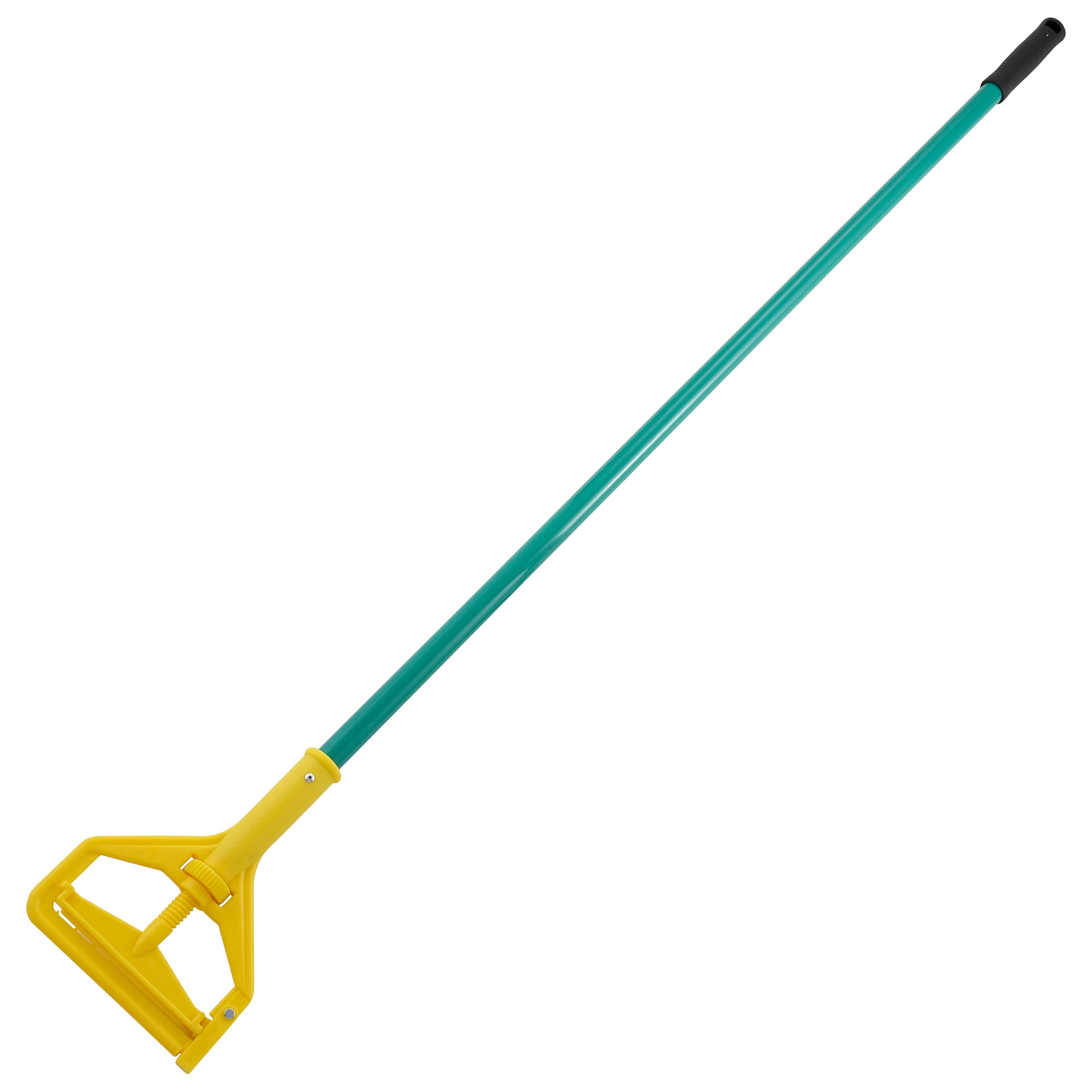 Mop Handle 57IN Yellow Plastic Side Release 1/Each