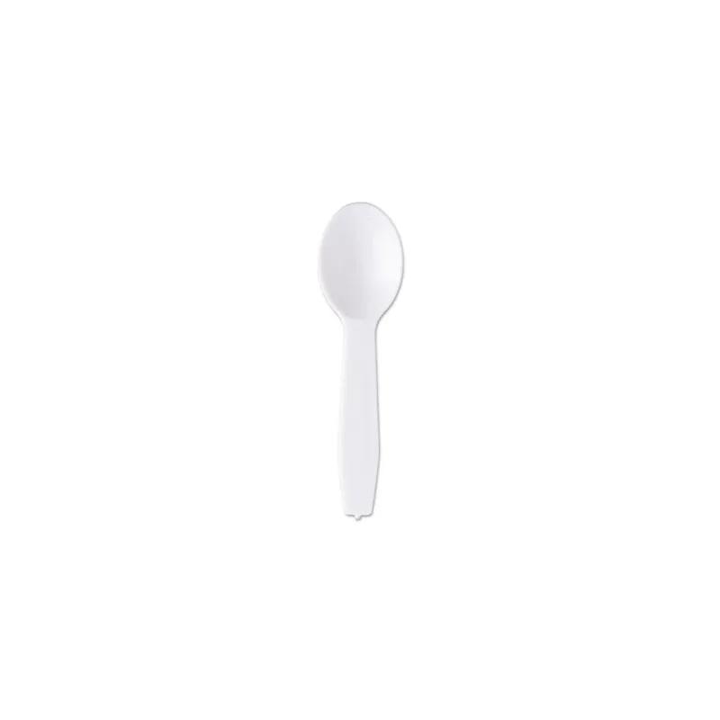 Tasting Spoon 3 IN Plastic White Light Weight 3000/Case