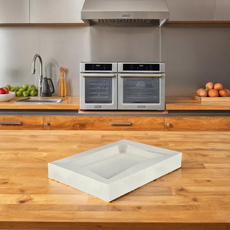 Bakery Box 12X8.5X2.5 IN Paper Rectangle Automatic With Window 125/Case